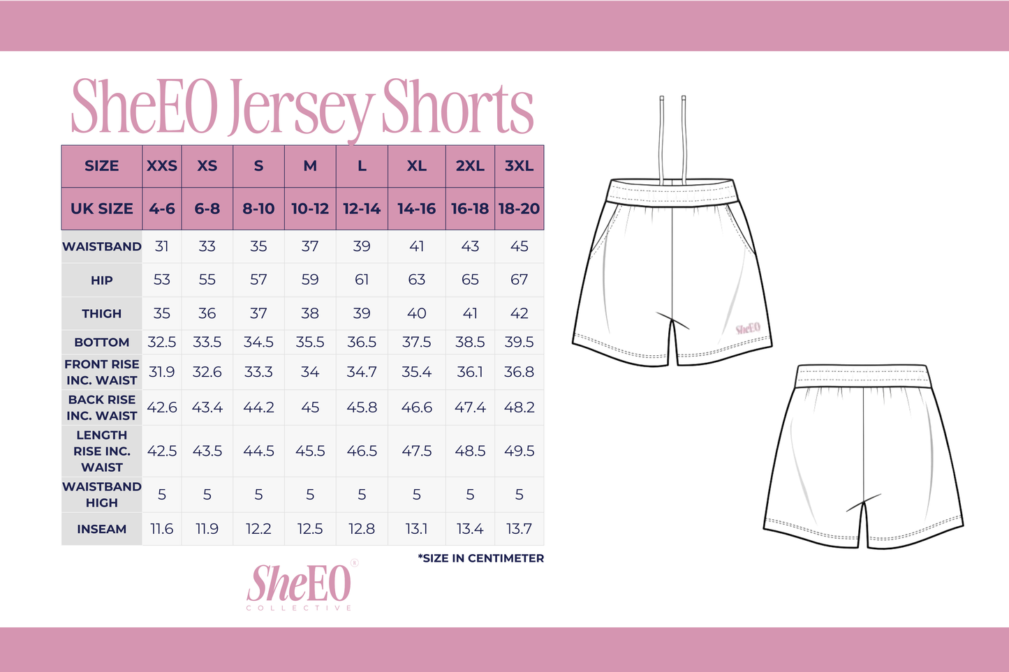 SheEO Collective™ Jersey Shorts