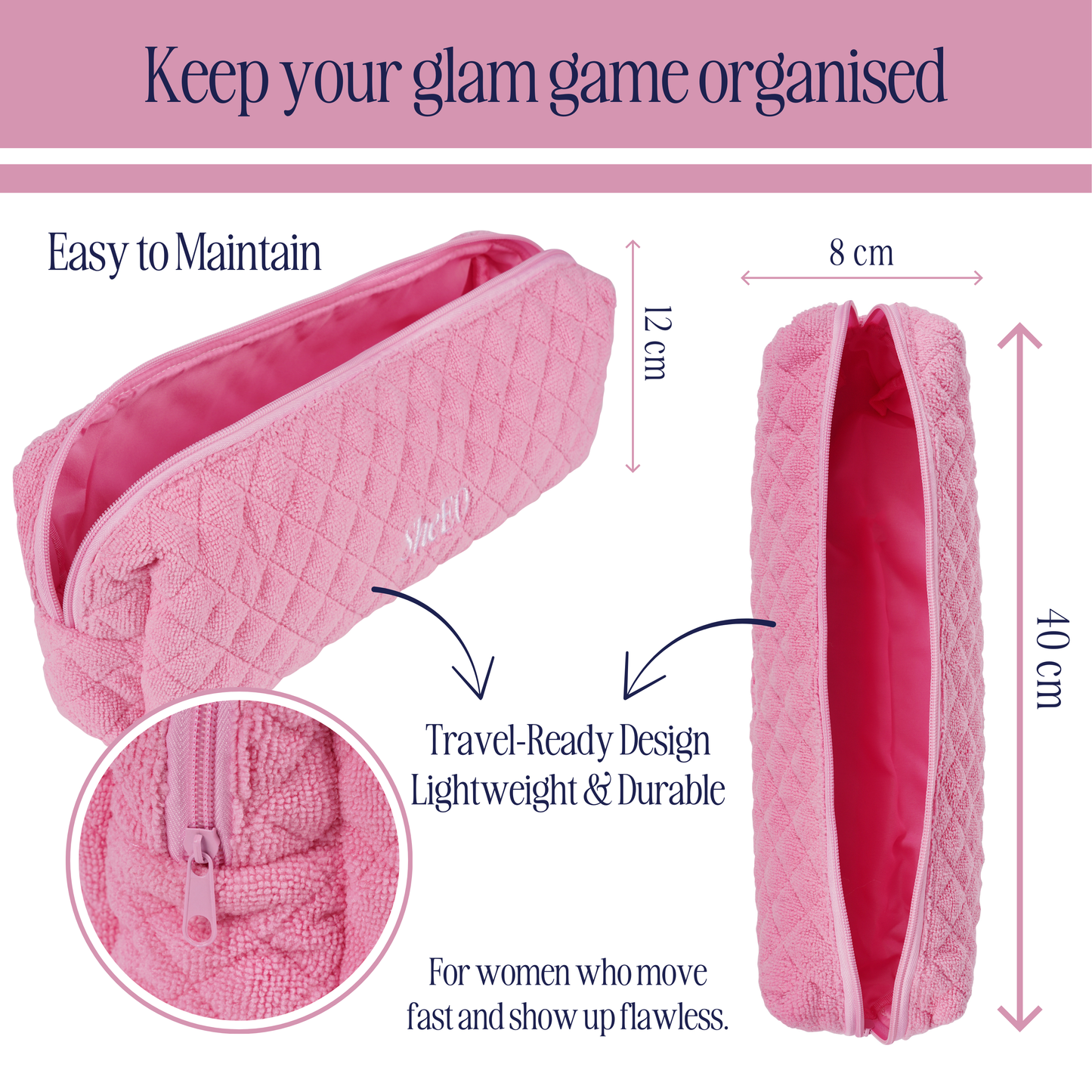 Glam On The Go - Your SheEO Hair Tools Bag