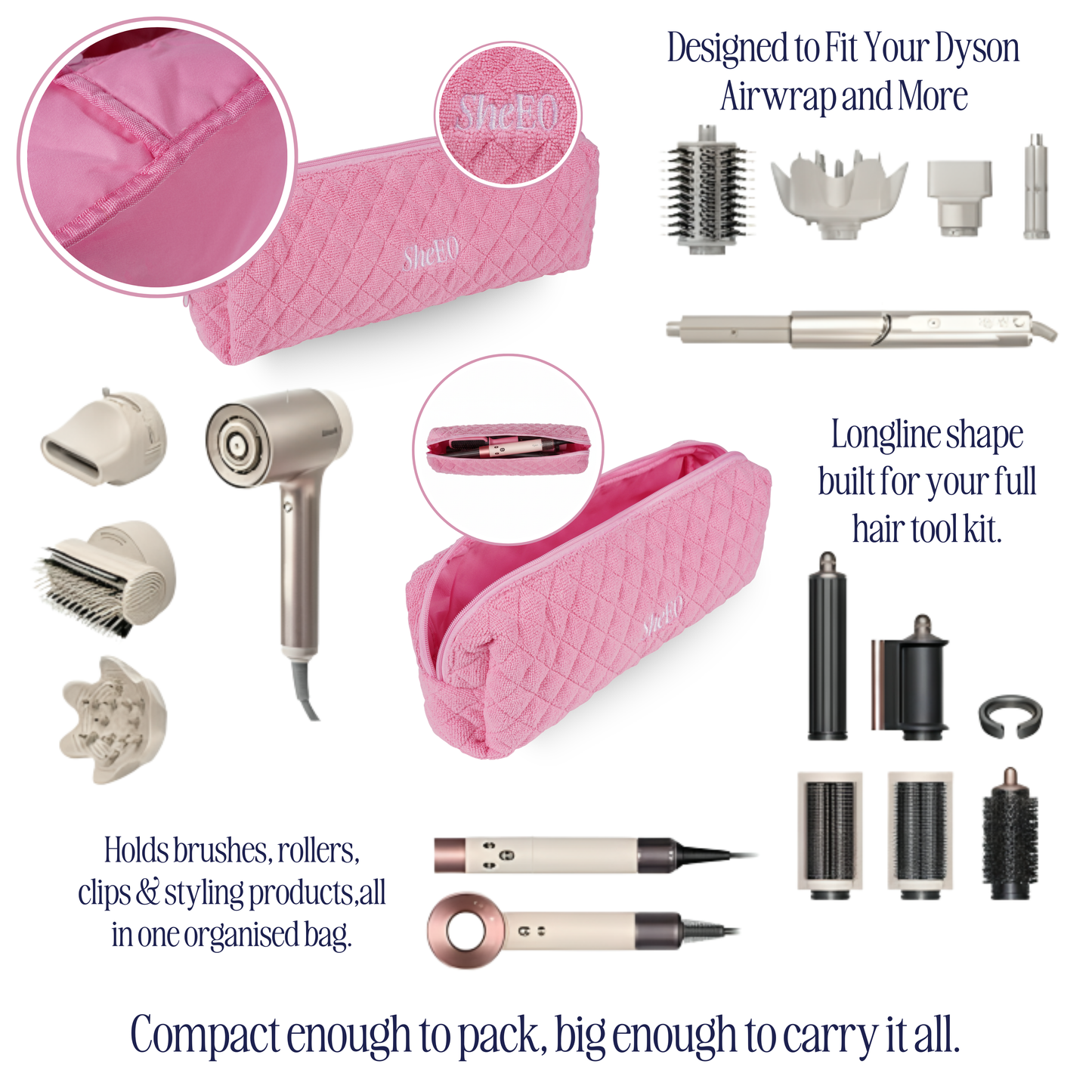 Glam On The Go - Your SheEO Hair Tools Bag