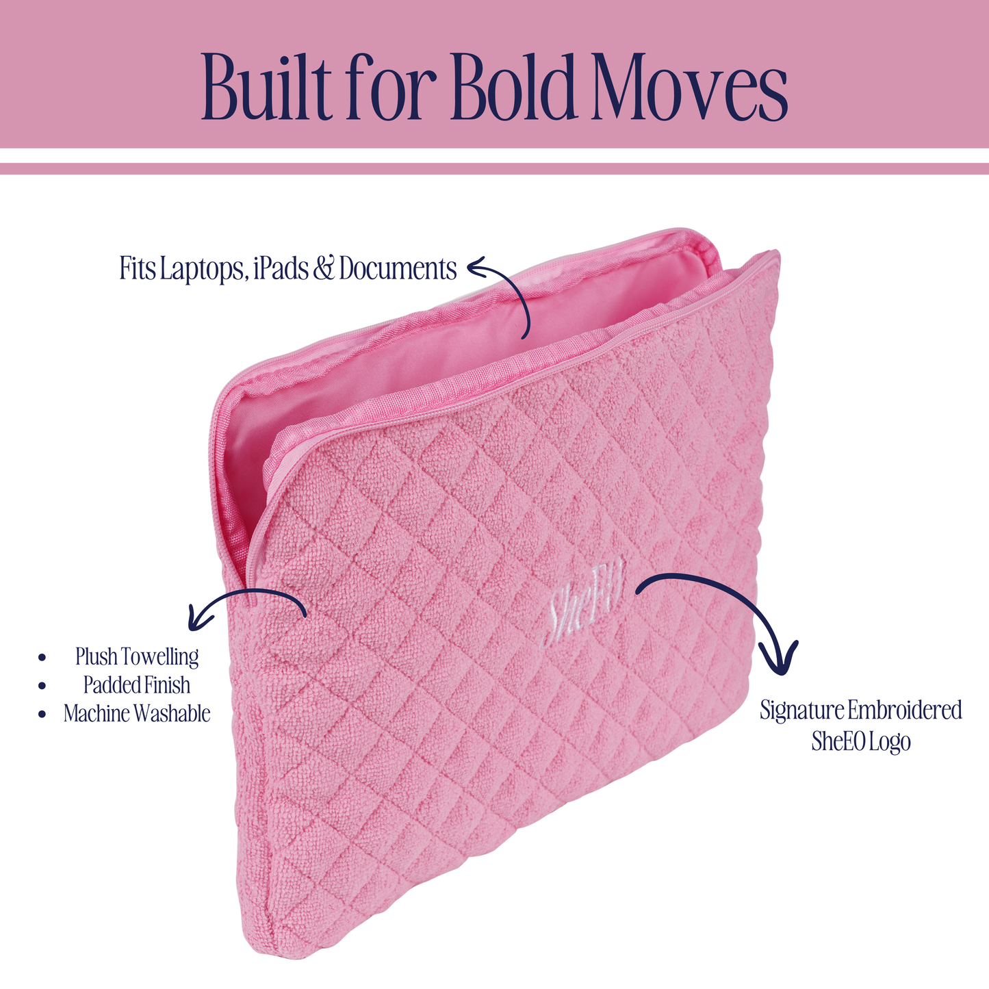SheEO Strategy Sleeve - Built for Bold Moves