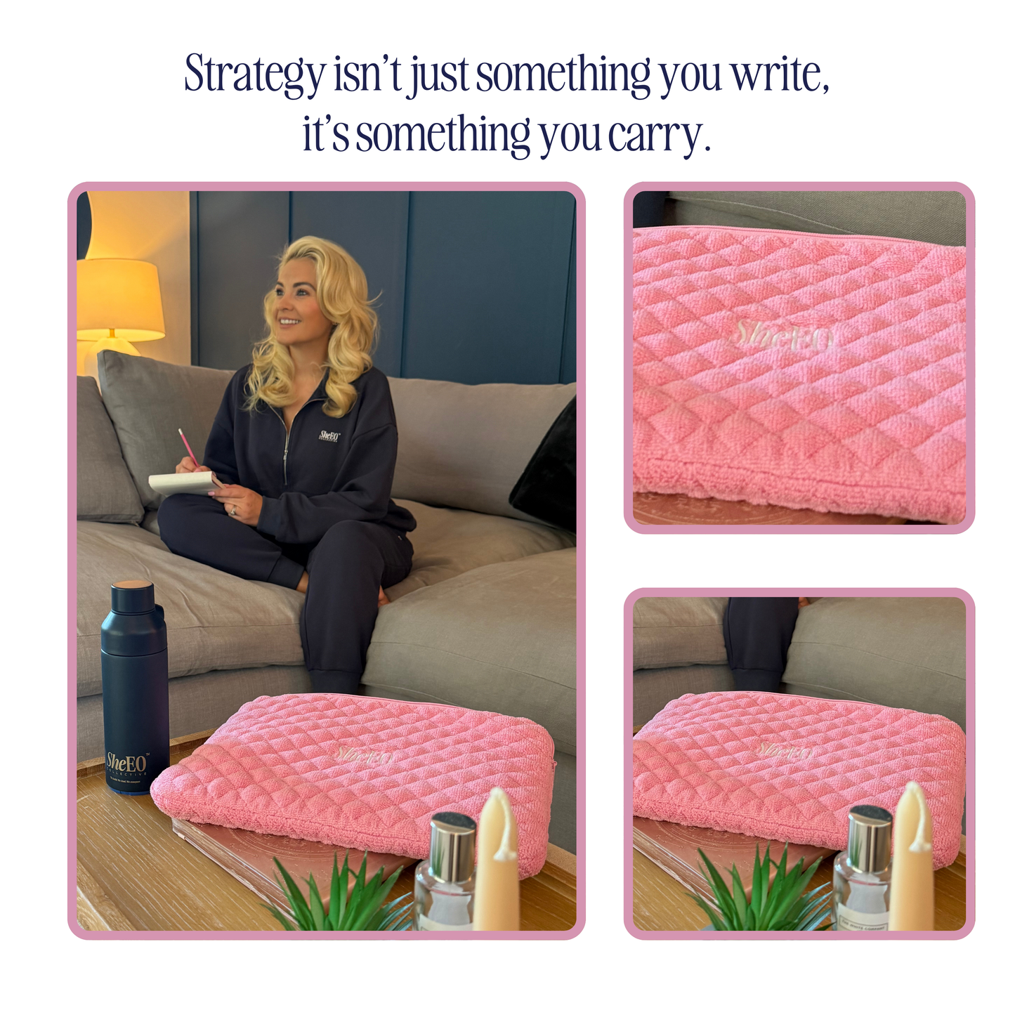 SheEO Strategy Sleeve - Built for Bold Moves